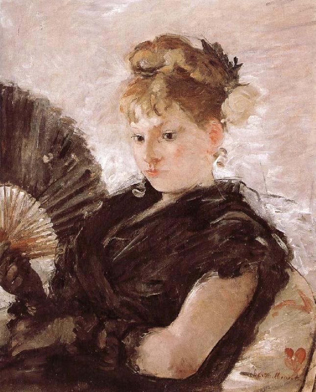 Berthe Morisot The woman holding a fan